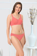 Load image into Gallery viewer, Amante every de Elegant Non Padded Non Wired Concealer Full Cover Bra - Sunkist Coral