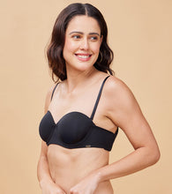 Load image into Gallery viewer, Enamor F132 Strapless Transparent Back Bra for Women - Padded, Wired and High-Coverage