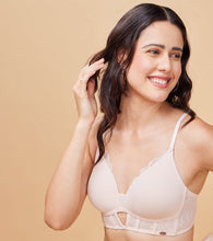Load image into Gallery viewer, Enamor F134 Padded Wire-Free High-Coverage Lace Bralette