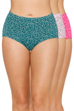 Load image into Gallery viewer, Amante Inner Elastic Printed Mid Rise Full Briefs (Pack of 3) 53105
