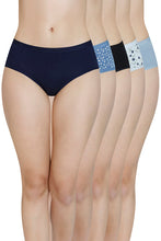 Load image into Gallery viewer, Amante Assorted Mid Rise Hipster Panty (Pack of 5) 45301
