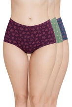 Load image into Gallery viewer, Amante Inner Elastic Printed High Rise Full Brief Panty (Pack of 3) 53105