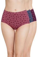 Load image into Gallery viewer, Amante Inner Elastic Printed High Rise Full Brief Panty (Pack of 3) 53105