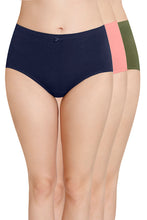 Load image into Gallery viewer, Amante Inner Elastic Solid High Rise Full Brief Panties (Pack of 3) 53005