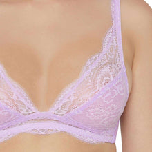 Load image into Gallery viewer, Wacoal Essential Lace Non Padded Non Wired 3/4th cup Bridal Wear Lace Bralette - Lavender I10364