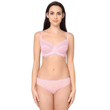 Load image into Gallery viewer, Wacoal Essential Lace Low Waist Low Coverage Bridal Wear Lace Bikini Panty - Light Pink I43364