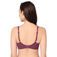Load image into Gallery viewer, Wacoal Essential Lace Non Padded Wired Full Cup Bridal Wear Lace Bra Full Support Bra - Wine I51364