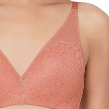 Load image into Gallery viewer, Wacoal Emma Lace Padded Non-wired 3/4th Cup Bridal Wear Medium coverage Lace Bra - Rust IAB317