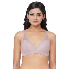 Load image into Gallery viewer, Wacoal Emma Lace Padded Non-wired 3/4th Cup Bridal Wear Medium coverage Lace Bra - Light Purple IAB317