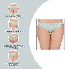 Load image into Gallery viewer, Wacoal Evy Low Waist Medium Coverage Bridal Wear Lace Bikini Panty - Mint Green IAP131