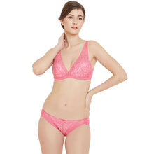 Load image into Gallery viewer, Wacoal Mystique Low Waist Medium Coverage Bridal Wear Lace Bikini Panty - Pink IAP155