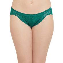 Load image into Gallery viewer, Wacoal Plush Desire Low Waist Medium Coverage Bridal Wear Lace Bikini Panty - Green IAS090