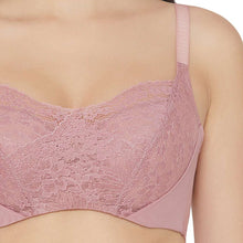Load image into Gallery viewer, Wacoal Moselle Padded Wired Full Cup Bridal Wear Full coverage Lace Bra - Purple IB4223