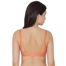 Load image into Gallery viewer, Wacoal Zephyr Padded Non Wired 3/4Th Cup Push-Up Lacy Plunge Bra - Orange IB45910IN