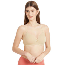Load image into Gallery viewer, Wacoal Essentials Padded Non-wired Full Cup Everyday Wear Cotton Blend T-Shirt Bra - Beige IB5091