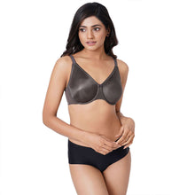 Load image into Gallery viewer, Wacoal Pixie Non Padded Wired Full Cup Everyday Wear Plus Size Full Support Minimizer Bra - Dark Grey IB5180