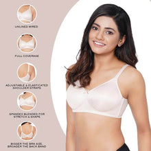 Load image into Gallery viewer, Wacoal Pixie Non Padded Non-Wired Full Cup Everyday Wear Plus Size Full Support Minimizer Bra - Beige IB5181