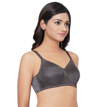 Load image into Gallery viewer, Wacoal Pixie Non Padded Non Wired Full Cup Everyday Wear Plus Size Full Support Minimizer Bra - Dark Grey IB5181