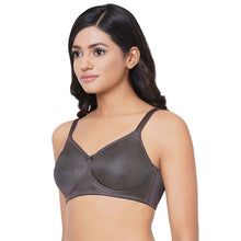 Load image into Gallery viewer, Wacoal Pixie Non Padded Non Wired Full Cup Everyday Wear Plus Size Full Support Minimizer Bra - Dark Grey IB5181