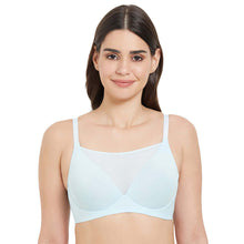 Load image into Gallery viewer, Wacoal Lively Padded Non-Wired Full Cup Everyday Wear Full coverage T-Shirt Bra - Sky Blue IB5199