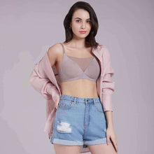 Load image into Gallery viewer, Wacoal Lively Padded Non-Wired Full Cup Everyday Wear Full coverage T-Shirt Bra - Grey IB5199