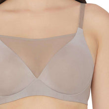 Load image into Gallery viewer, Wacoal Lively Padded Non-Wired Full Cup Everyday Wear Full coverage T-Shirt Bra - Grey IB5199