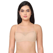 Load image into Gallery viewer, Wacoal Contour Padded Wired 3/4th Cup Full Coverage Mesh Fashion Bra - Beige IB5246R