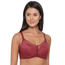 Load image into Gallery viewer, Wacoal Franca Padded Non-wired Full Cup Everyday Wear Full coverage T-Shirt Bra - Maroon IB5448