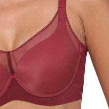Load image into Gallery viewer, Wacoal Franca Padded Non-wired Full Cup Everyday Wear Full coverage T-Shirt Bra - Maroon IB5448