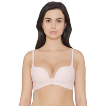 Load image into Gallery viewer, Wacoal Ecozen Padded Non-wired 3/4th Cup Everyday Wear Push-up Bra - Light Pink IB5464