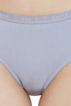 Load image into Gallery viewer, Amante Solid Mid Rise Modal Hipster Panty - Soft Gray 83201