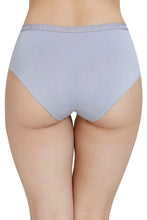 Load image into Gallery viewer, Amante Solid Mid Rise Modal Hipster Panty - Soft Gray 83201