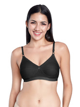 Load image into Gallery viewer, Sonari Non Padded Super Soft Cotton Regular Bra with Medium Coverage, Wire Free, Adjustable Straps - IMPRESS