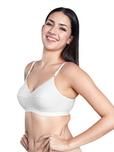 Load image into Gallery viewer, Sonari Non Padded Super Soft Cotton Regular Bra with Medium Coverage, Wire Free, Adjustable Straps - IMPRESS