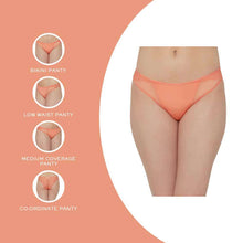 Load image into Gallery viewer, Wacoal Zephyr Low Waist Medium Coverage Bridal Wear Bikini Panty - Coral IP45910IN