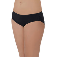 Load image into Gallery viewer, Wacoal Franca Mid Waist Medium Coverage Everyday Wear Seamless Bikini Panty - Black IP5448
