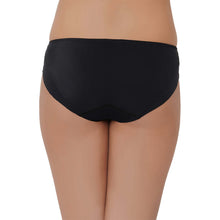 Load image into Gallery viewer, Wacoal Franca Mid Waist Medium Coverage Everyday Wear Seamless Bikini Panty - Black IP5448