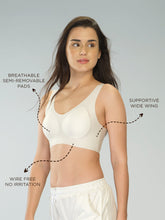 Load image into Gallery viewer, Sonari Seamless Padded Wirefree Nylon Spandex Slip-On Sports Bra – SM 202