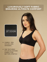 Load image into Gallery viewer, Sonari Padded Medium Coverage Seamless Wirefree T-Shirt Bra with Rib Textured Nylon Support – SM 102