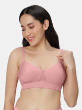Load image into Gallery viewer, Sonari Padded Wirefree Polyester Full Coverage T-Shirt Bra with Detachable Straps and Wide Underband – KIM