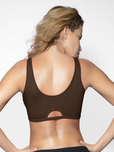 Load image into Gallery viewer, Sonari Padded Wirefree Cotton Medium Coverage Demi Cup Multiway Backless Bra – KYRA