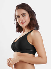 Load image into Gallery viewer, Sonari Non-Padded Wirefree Cotton Polyester High Coverage Everyday Bra with Adjustable Straps – LAVISH