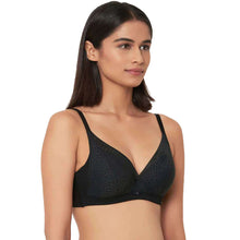 Load image into Gallery viewer, Wacoal Forma Padded Wired 3/4th Cup Everyday Wear Medium coverage Lace Bra - Black LB40120IN