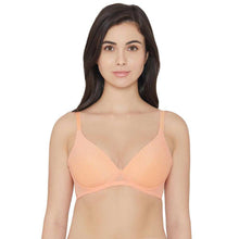 Load image into Gallery viewer, Wacoal Mysa Padded Non-Wired 3/4th Cup Everyday Wear Medium coverage T-Shirt Bra - Orange LB4035