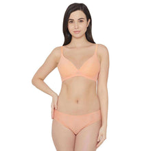 Load image into Gallery viewer, Wacoal Mysa Padded Non-Wired 3/4th Cup Everyday Wear Medium coverage T-Shirt Bra - Orange LB4035