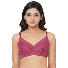 Load image into Gallery viewer, Wacoal Lucy Padded Non-Wired 3/4th Cup Bridal Wear Medium coverage Fashion Bra - Wine LCB258
