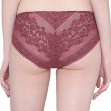 Load image into Gallery viewer, Wacoal Lucy Low Waist Medium Coverage Bridal Wear Lace Bikini Panty - Burgandy LCP258