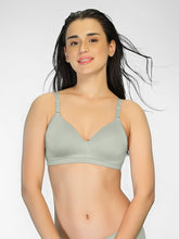 Load image into Gallery viewer, Sonari Padded Full Coverage Soft Modal Everyday Bra with Detachable Straps and Hook & Eye Closure – LEE