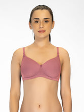 Load image into Gallery viewer, Sonari Padded Wirefree Full Coverage Everyday Bra with Adjustable Straps and Hook & Eye Closure – LENNON