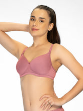 Load image into Gallery viewer, Sonari Padded Wirefree Full Coverage Everyday Bra with Adjustable Straps and Hook & Eye Closure – LENNON